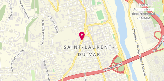 Plan de BIDAUD Cyrielle, 581 Avenue de la Liberation, 06700 Saint-Laurent-du-Var