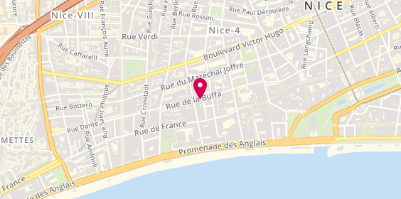 Plan de BAILLES Corine, 37 Rue de la Buffa, 06000 Nice