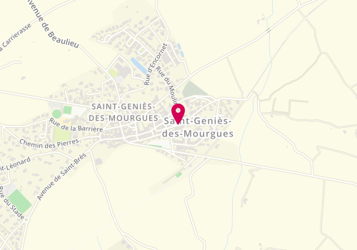 Plan de LOUVET Renaud, 63 Rue du Bassin, 34160 Saint-Geniès-des-Mourgues
