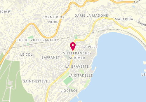 Plan de GUIMARD Annie, 13 Avenue Albert 1er, 06230 Villefranche-sur-Mer