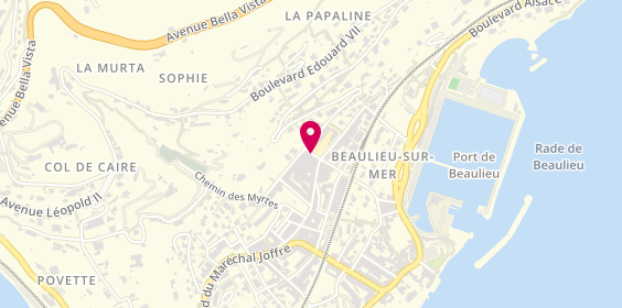 Plan de GAGNEBE LAMALLE Séverine, Les Constellations
13 Boulevard Eugene Gauthier Bt Pegase, 06310 Beaulieu-sur-Mer