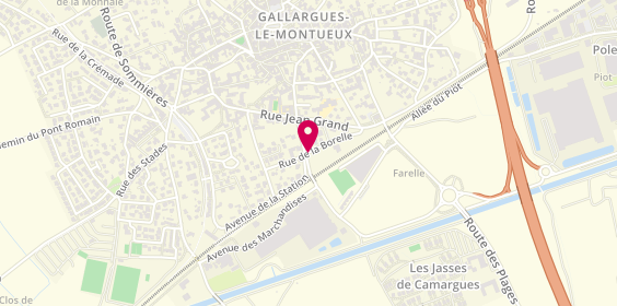 Plan de HOSTIN Rémi, 1 Rue de la Borelle, 30660 Gallargues-le-Montueux