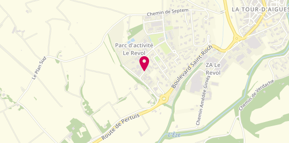 Plan de JOUENNE Fabienne, Zone d'Activites le Revol
Rue Marcel Pagnol, 84240 La Tour-d'Aigues