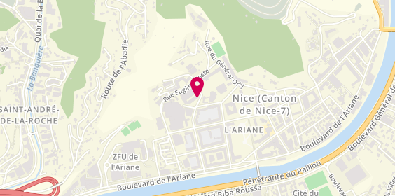 Plan de BENSA Christine, Jardins de l'Ariane 33 Rue Guiglionda Sainte Agathe, 06300 Nice