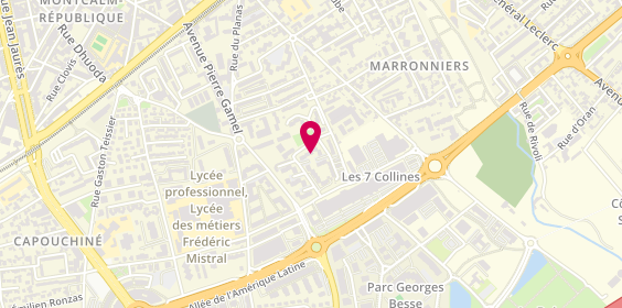 Plan de INARD Manon, 6 Place des Manadiers, 30000 Nîmes