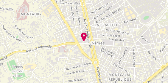 Plan de NICOLAS Lise, 61 Rue Tilleuls, 30900 Nîmes
