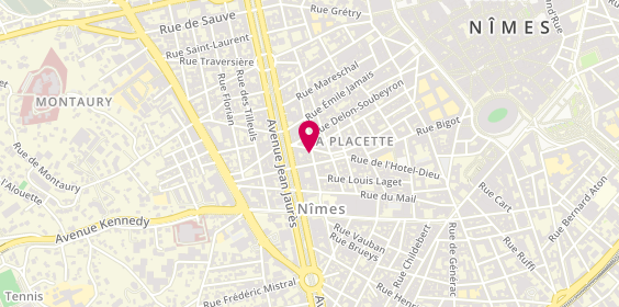Plan de PICARIELLO Corinne, 14 Ter Rue Ernest Renan, 30000 Nîmes