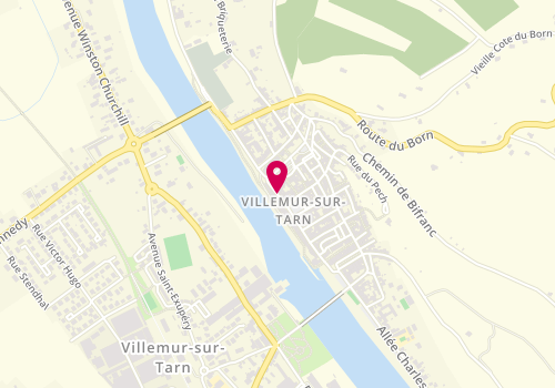 Plan de MULLER DALENC Isabelle, 13 Rue Saint Jean, 31340 Villemur-sur-Tarn