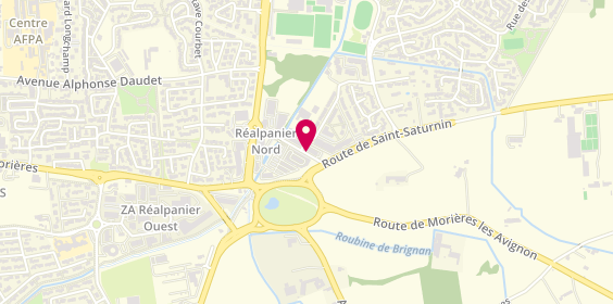 Plan de THIBAULT Marie Laure, 161 Rue Jean Gassier, 84130 Le Pontet