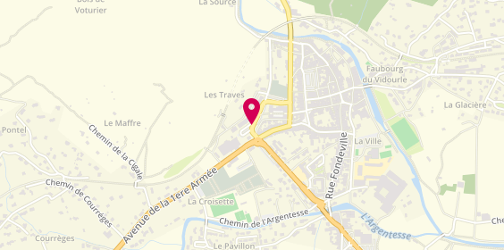 Plan de BARRAL Marie France, 9 Place du Lt Cl Bertezene, 30170 Saint-Hippolyte-du-Fort