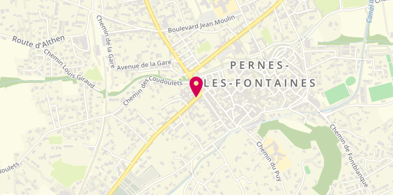 Plan de DELACOUR Delphine, 24 Avenue Paul de Vivie, 84210 Pernes-les-Fontaines