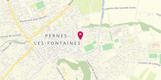 Plan de PROTHON Marie Odile, 106 Cours de la Republique, 84210 Pernes-les-Fontaines