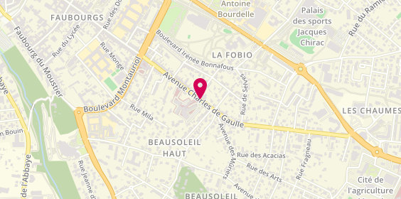 Plan de LACOMBE Marielle, 59 Avenue Charles de Gaulle, 82000 Montauban