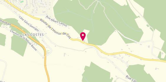 Plan de MONSALVE Aurélie, 713 Route de l'Honor de Cos, 82130 Lafrançaise