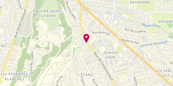 Plan de WETZEL Marion, 466 Rue de Chateauneuf, 84100 Orange