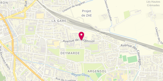 Plan de PANSANEL Marie Cécile, Centre Medical Argensol
455 Rue Rodolphe d'Aymard, 84100 Orange