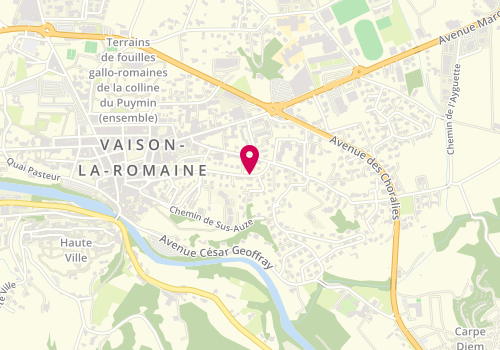 Plan de LOMBARDO Claire, 23 Avenue Jean Moulin, 84110 Vaison-la-Romaine