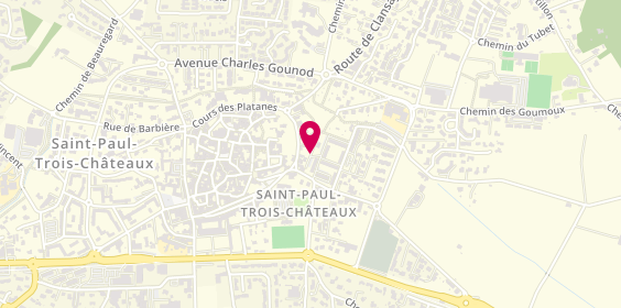Plan de SENECHAL CLÉMENT AMANDINE, le Resseguin - Bâtiment F1
Square Giraud de Maison Forte, 26130 Saint-Paul-Trois-Châteaux