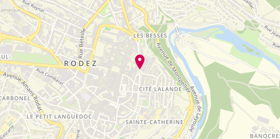 Plan de MOUMAS Blaise Anne, 23 Boulevard de la République, 12000 Rodez