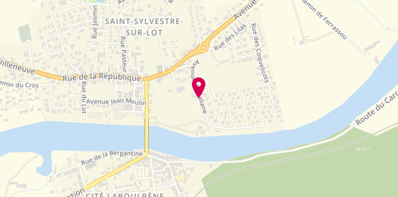Plan de MORANDI Stéphanie, Maison de Sante
16 Avenue de Galiane, 47140 Saint-Sylvestre-sur-Lot