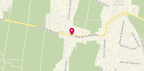 Plan de ISSOULIE Viviane, 14 Ter Rue de la Mission, 33470 Le Teich