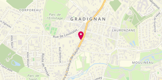Plan de LANCUENTRA Carole, 69A Cours du Général de Gaulle, 33170 Gradignan