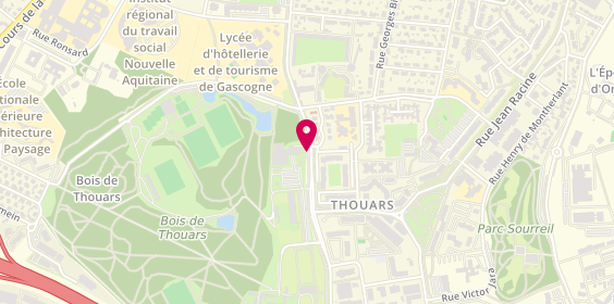 Plan de KRESSMANN Isabelle, Résidence Celuta App128 Entrée B
Avenue de Thouars, 33400 Talence