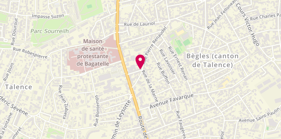 Plan de ROMAN Chantal, 14 Rue Grousset, 33130 Bègles