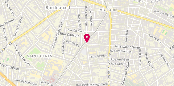 Plan de FEUGA Pauline, 8 Rue des Sablières, 33800 Bordeaux