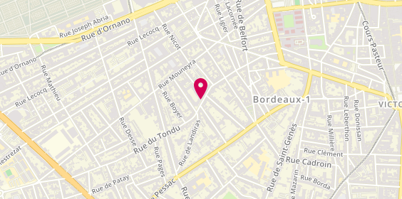 Plan de CLAVELOUX Estelle, 95 Rue du Tondu
Résidence Les Privileges, 33000 Bordeaux