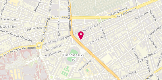 Plan de CHARTIER Julie, 196 Rue Guillaume Leblanc, 33000 Bordeaux