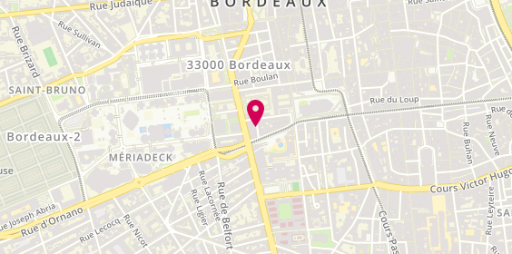 Plan de DE CASTELBAJAC Chantal, 5 Rue Dufau, 33000 Bordeaux