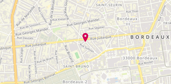 Plan de WILLAIN Manon, 33 Rue Nauville, 33000 Bordeaux