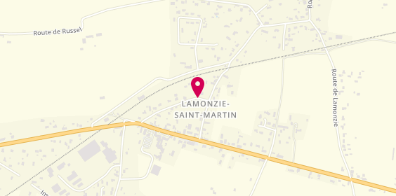 Plan de VINCHON Anne, 31 Route des Carrieres, 24680 Lamonzie-Saint-Martin
