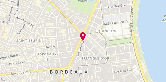 Plan de DELPECH Clélie, 73 Rue Condillac, 33000 Bordeaux