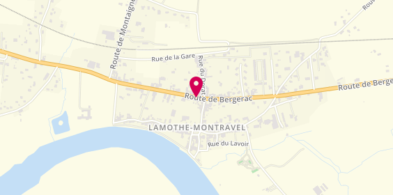Plan de MALET Stéphanie, 76 Route de Bergerac, 24230 Lamothe-Montravel