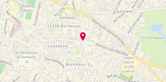 Plan de GIAVELLY Marion, Giavelly
131 Avenue Louis Barthou, 33200 Bordeaux