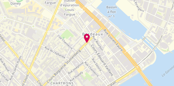 Plan de DAYRAUT Bérangère, 246 Cours Balguerie-Stuttenberg, 33300 Bordeaux