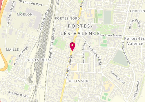 Plan de CHARLES Caroline, 83 Rue Jean Jaurès
Residence du Centre, 26800 Portes-lès-Valence