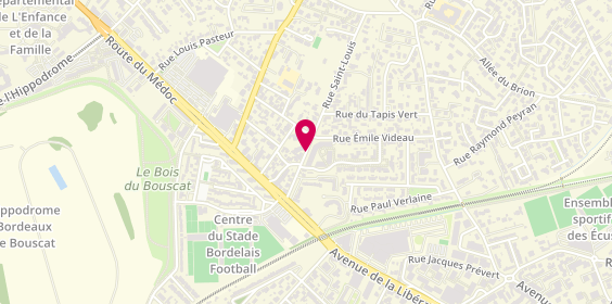 Plan de HOU LAFORGUE Alexia, Domaine Sainte Germaine
6 Rue de la Colonne
Entrée A2 Appt 10, 33520 Bruges