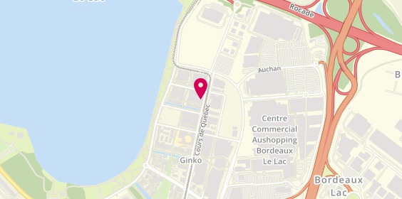 Plan de Orthophonistes Ginko, 77 Cours de Quebec, 33300 Bordeaux