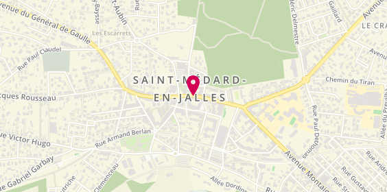 Plan de Emilie PERIE - Orthophoniste, 56 avenue Montesquieu, 33160 Saint-Médard-en-Jalles