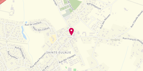 Plan de BARBOU Sylvie, 2 Rue Jeukens, 33560 Sainte-Eulalie