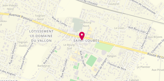 Plan de GUILLET Sophie, 6 Place de l'Hotel de Ville, 33450 Saint-Loubès