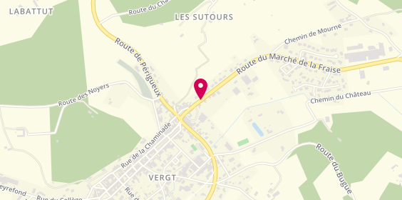 Plan de GEOFFROY Sylvie, 10 Route du Marche de la Fraise, 24380 Vergt
