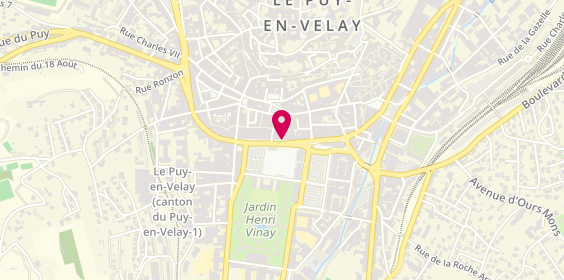 Plan de ORFEUVRE TEMPERE Pascale, 31 Place du Breuil, 43000 Le Puy-en-Velay