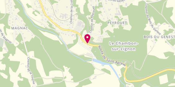 Plan de ZERDAN BROSSILLON Dominique, 84 Route de Saint Agrève, 43400 Le Chambon-sur-Lignon