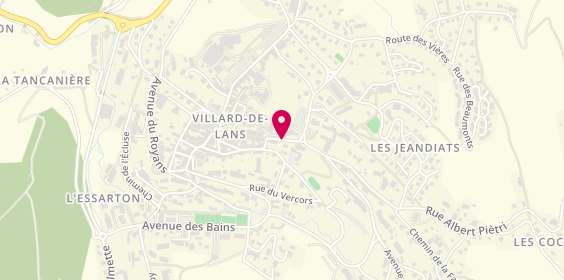 Plan de DARGNIES LAUDE Delphine, 52 Rue de l'Adret, 38250 Villard-de-Lans