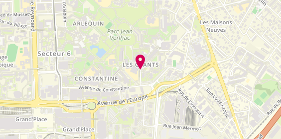 Plan de RIEUSSEC Soline, 22 Place des Géants, 38100 Grenoble
