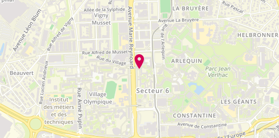 Plan de VALLOIS Maéva, 25 Avenue Marie Reynoard, 38100 Grenoble